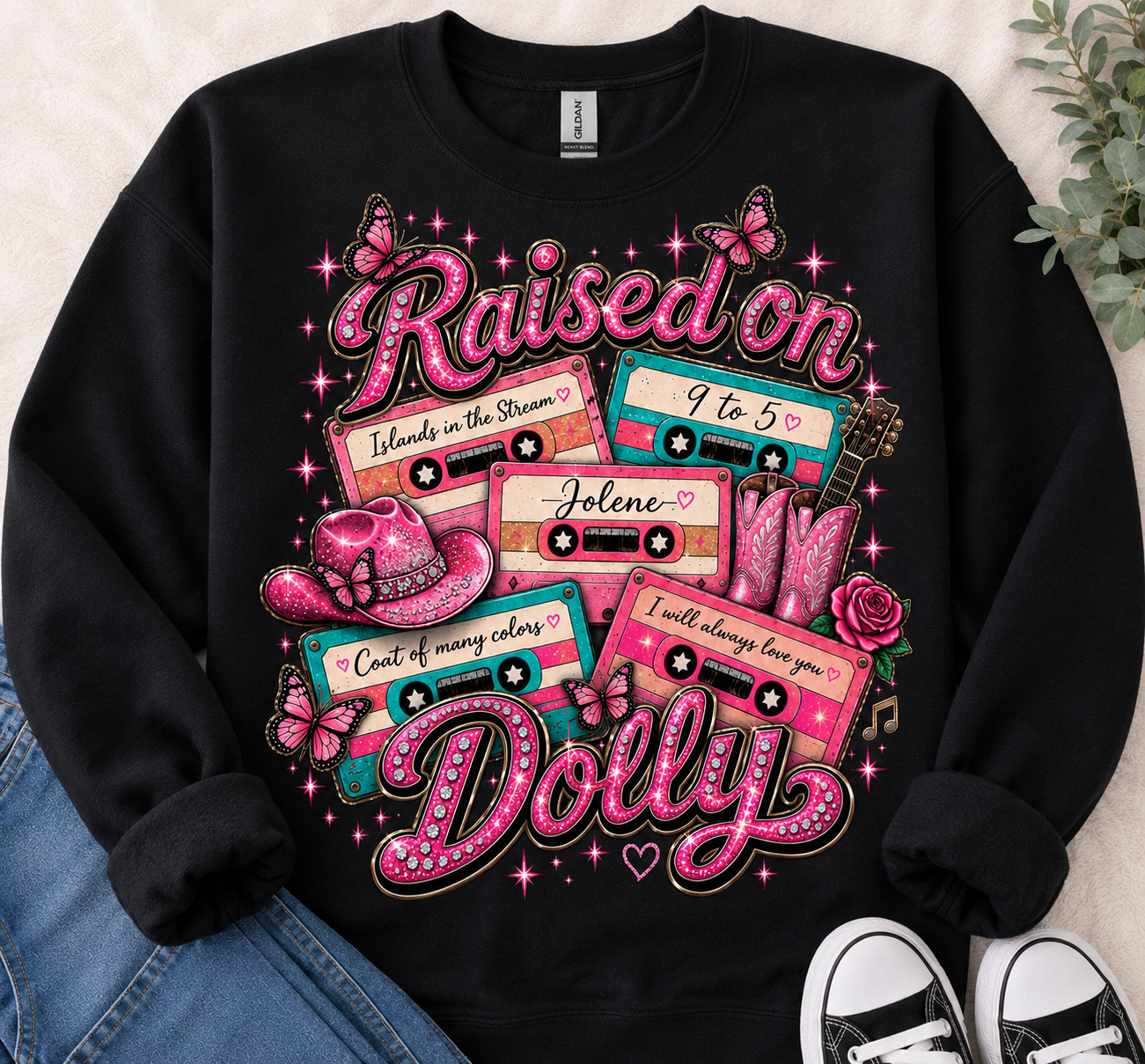 Dolly Parton SS black