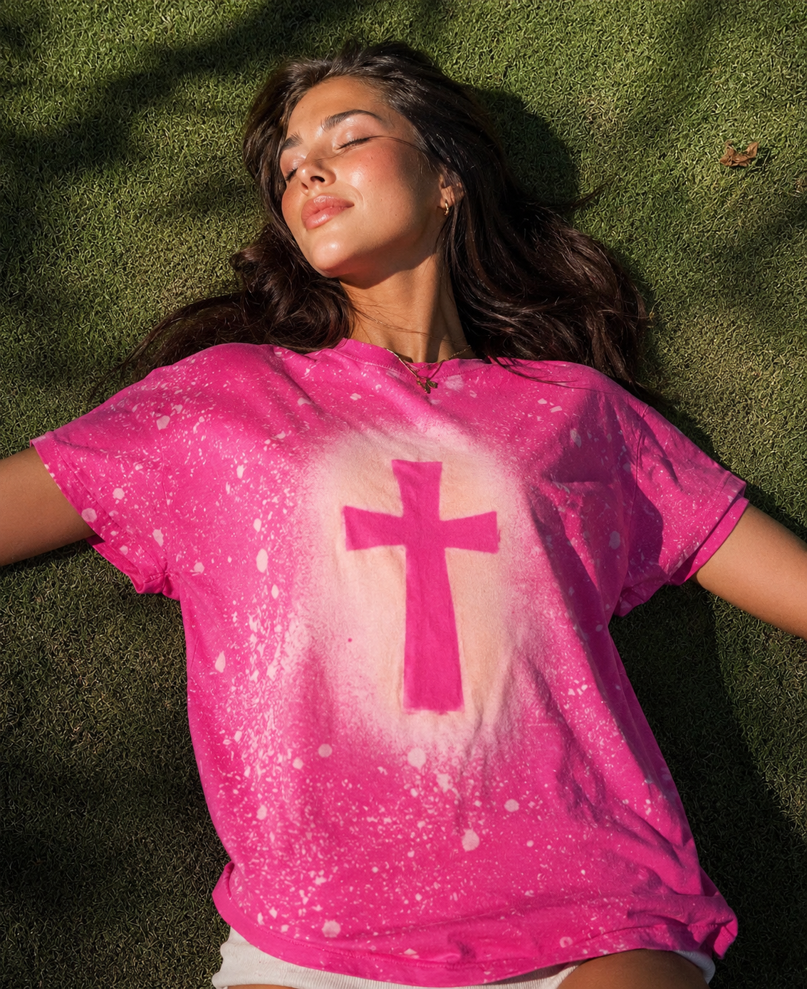 Cross Bleach Pink