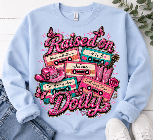 Dolly Parton SS light blue ￼